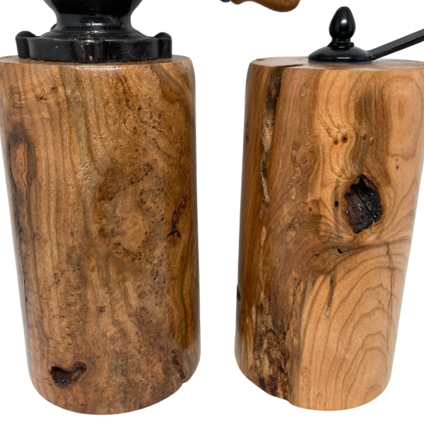 Pepper & Salt Grinder - Cherry Burl #2 - Image 5