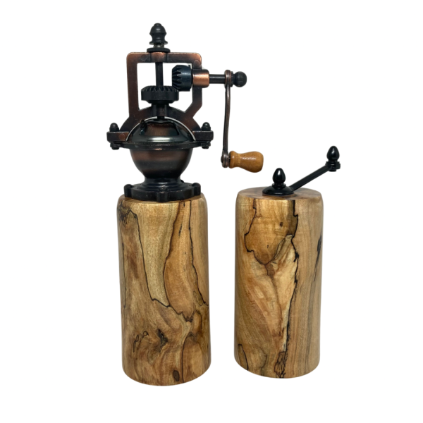 Pepper & Salt Grinder - Spalted Maple #1 - Image 4