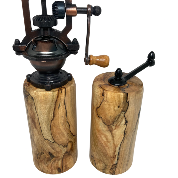 Pepper & Salt Grinder - Spalted Maple #1 - Image 6