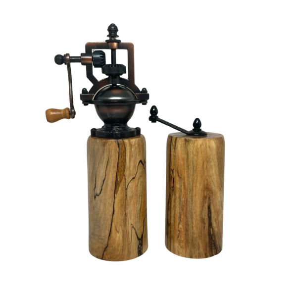 Pepper & Salt Grinder - Spalted Maple #1 - Image 8