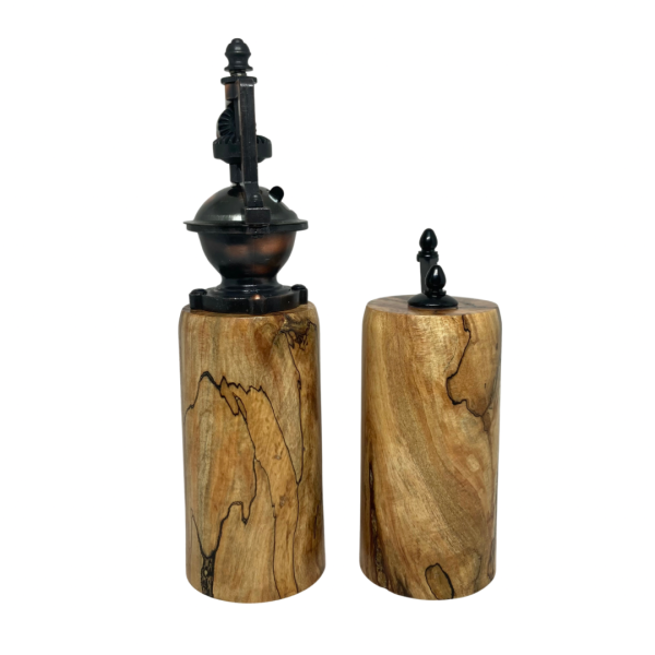 Pepper & Salt Grinder - Spalted Maple #1 - Image 7